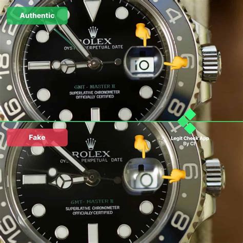 real vs false rolex.